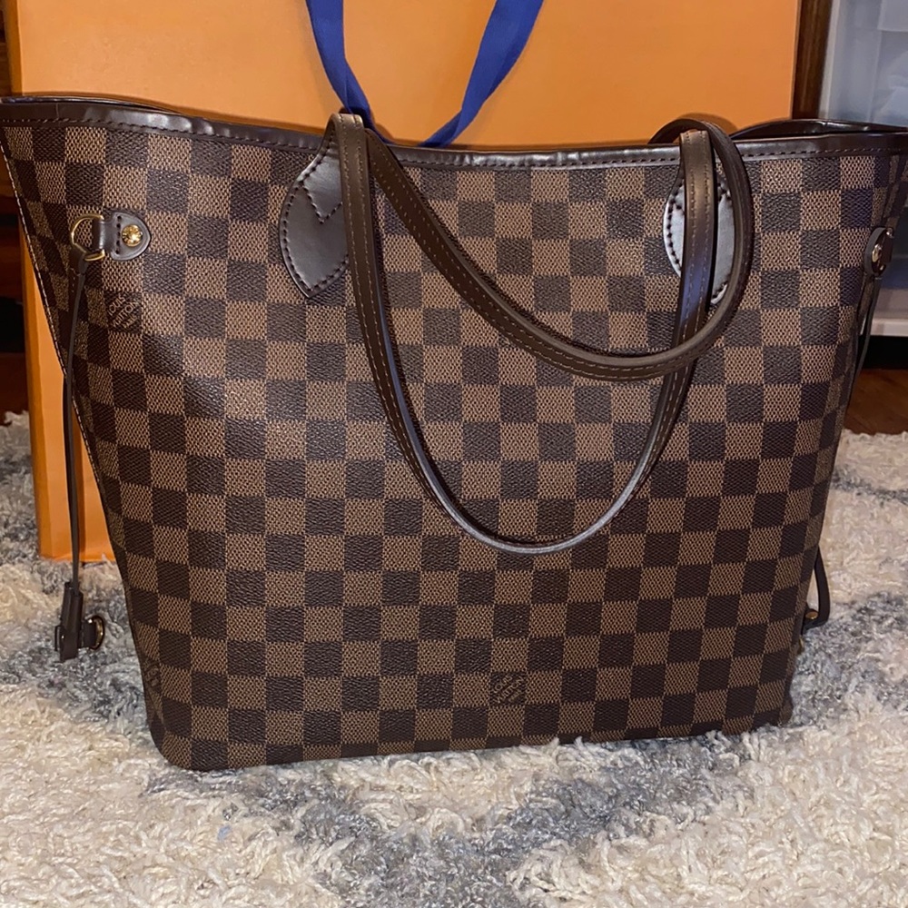 Louis Vuitton Neverfull MM Damier Rose Ballerine